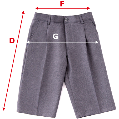 Pantalon corto