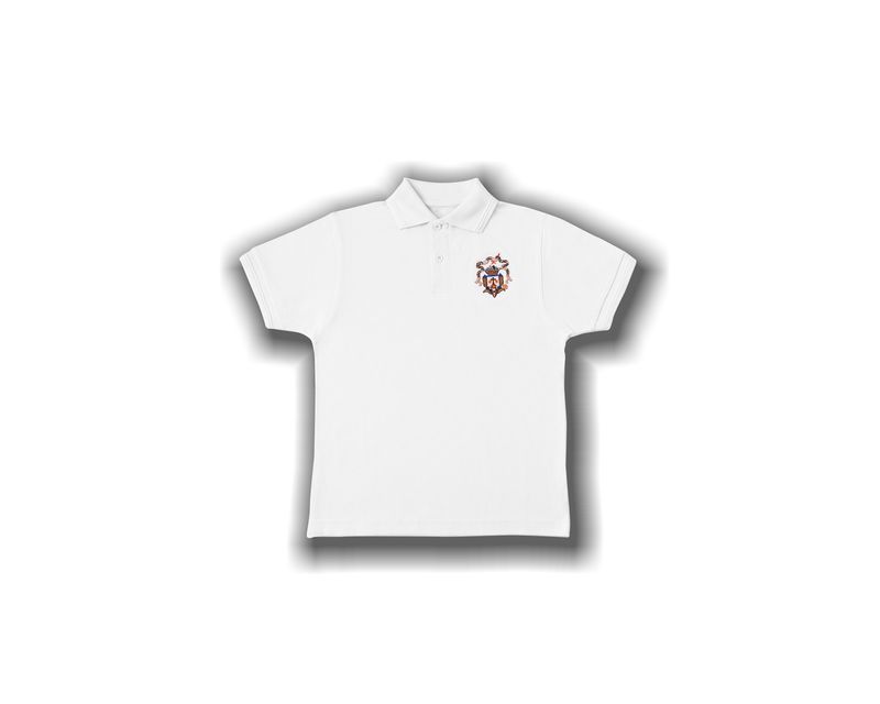 Polo Manga Corta Blanco Talla 3-4